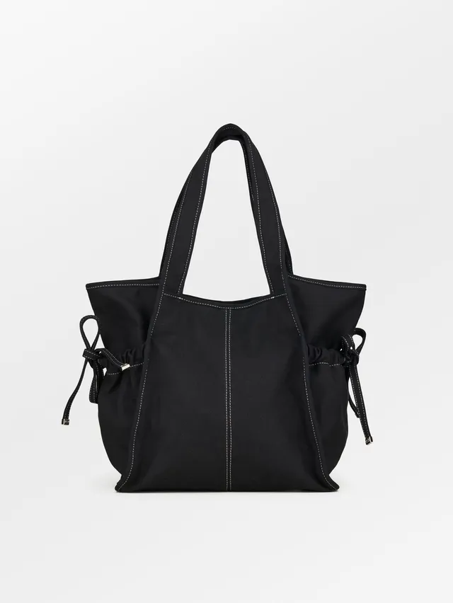 becks-ndergaard-canvas-laurel-shopper-schwarz-baumwolle-13-zoll image 1