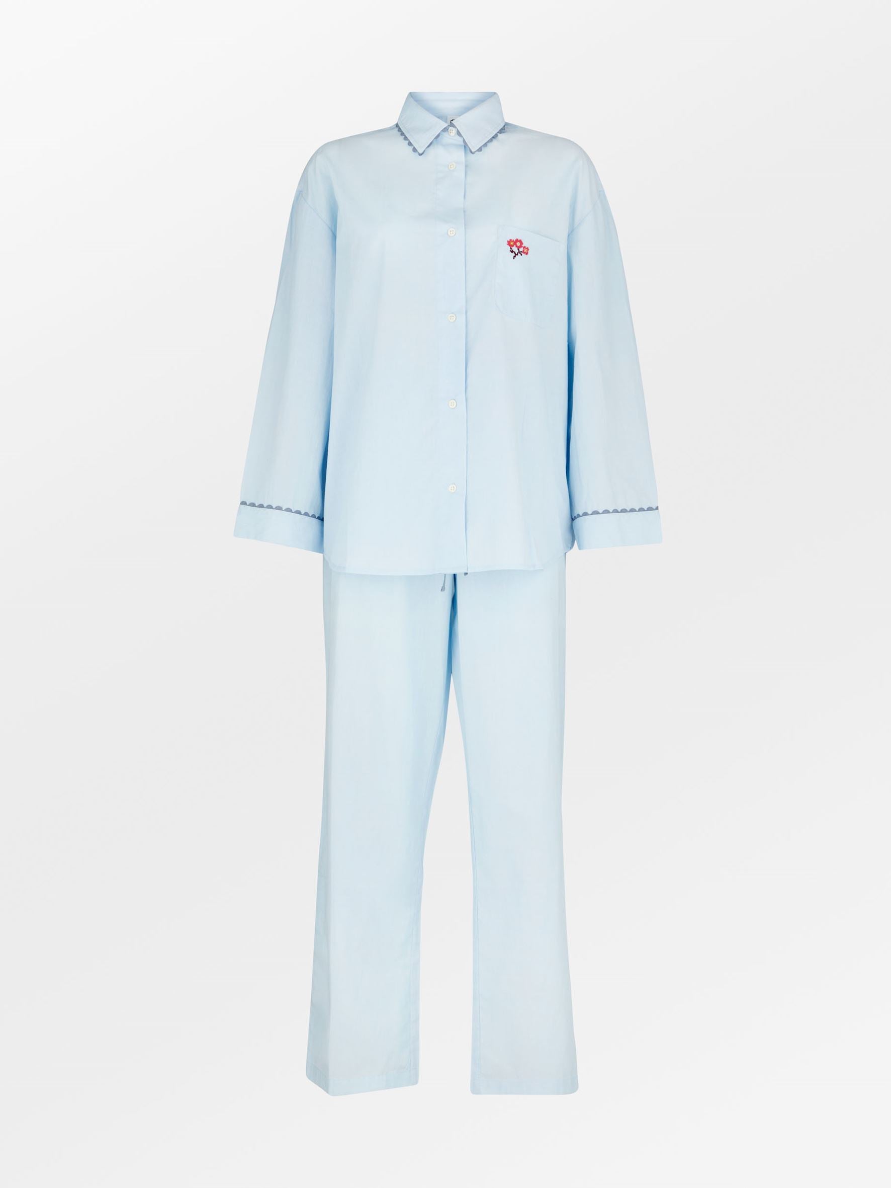 becks-ndergaard-scallop-flotile-pyjamahemd-skyway-blue image 2