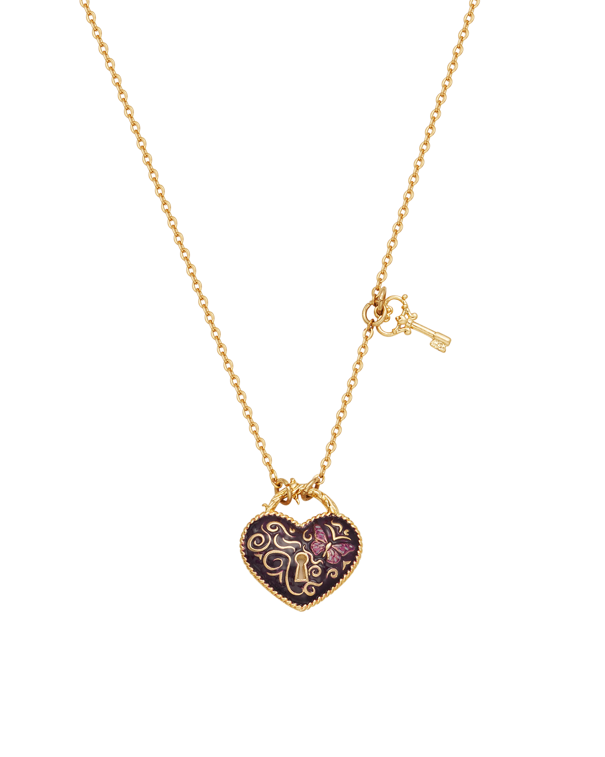 fable-england-eve-heart-lock-key-halskette-gold-herz image 4