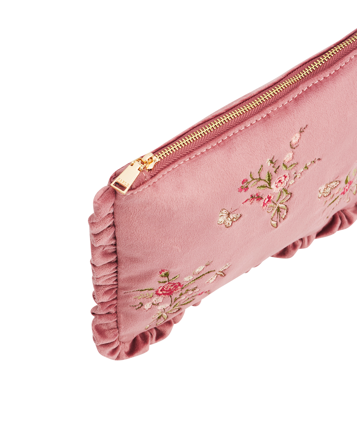 fable-england-floral-posy-pouch-samt-rosa-bestickt-m image 5