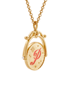 fable-england-p-initial-peony-halskette-gold-buchstabe-p image 7