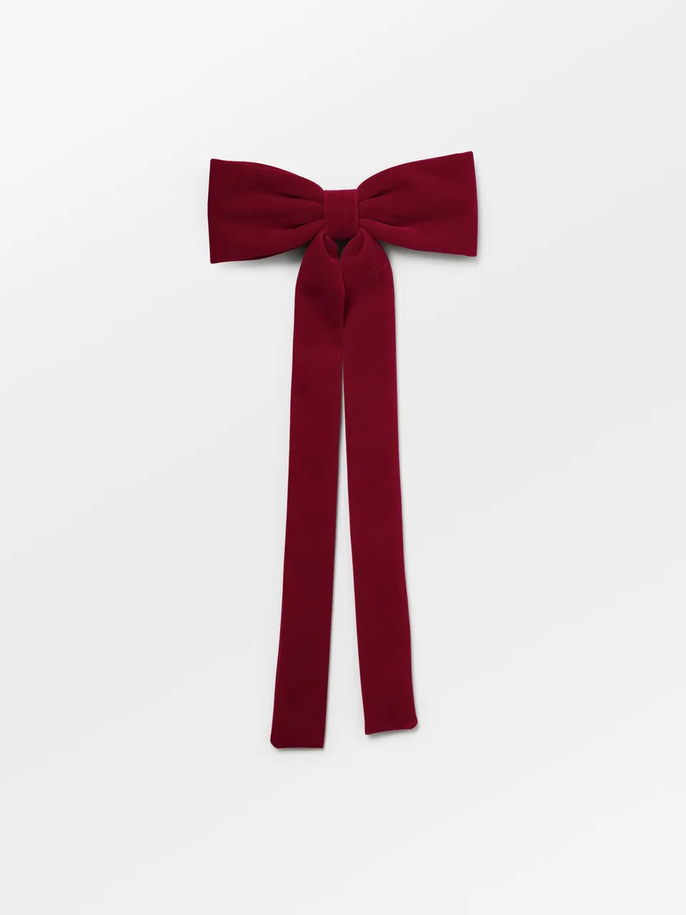 becks-ndergaard-velvet-bow-haarspange-savvy-red image 1