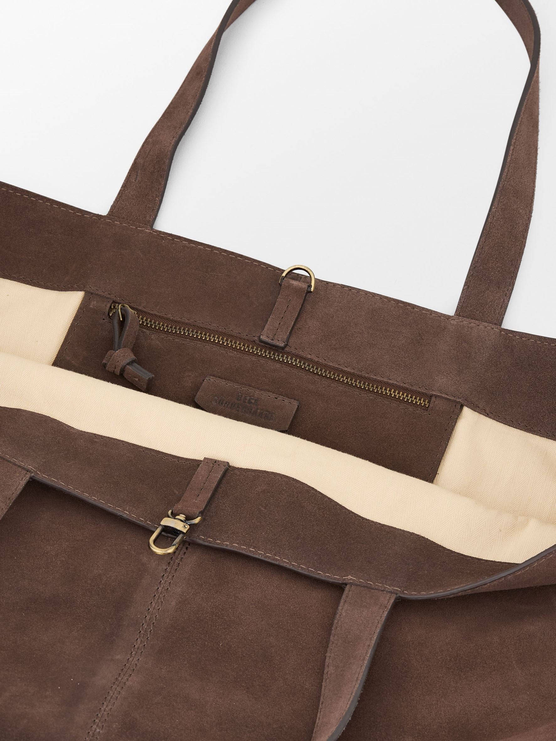 becks-ndergaard-suede-aubrey-bag-shopper-hot-fudge-brown image 3
