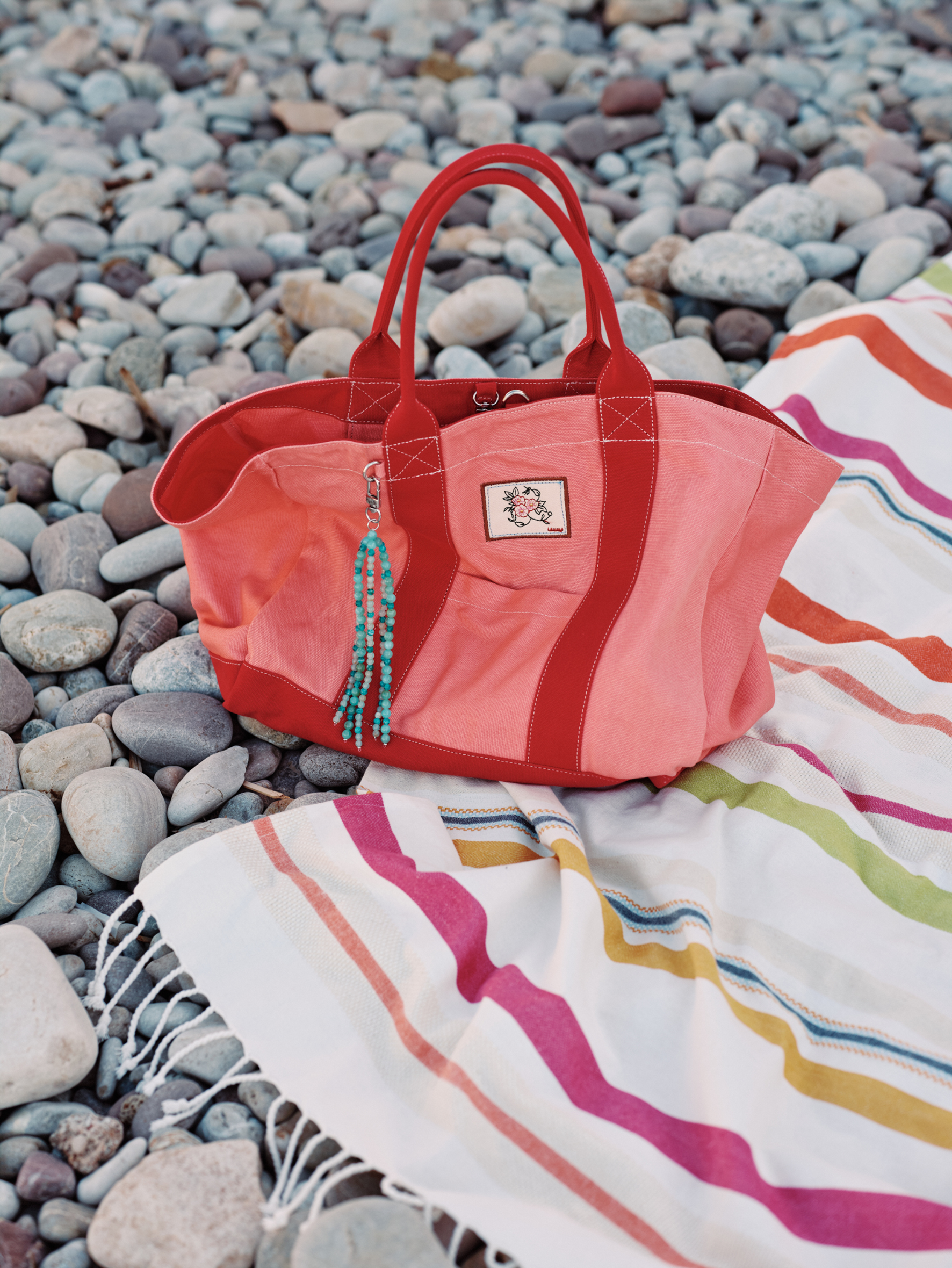 becks-ndergaard-canvas-camila-bag-shopper-shell-pink-42x35 image 2