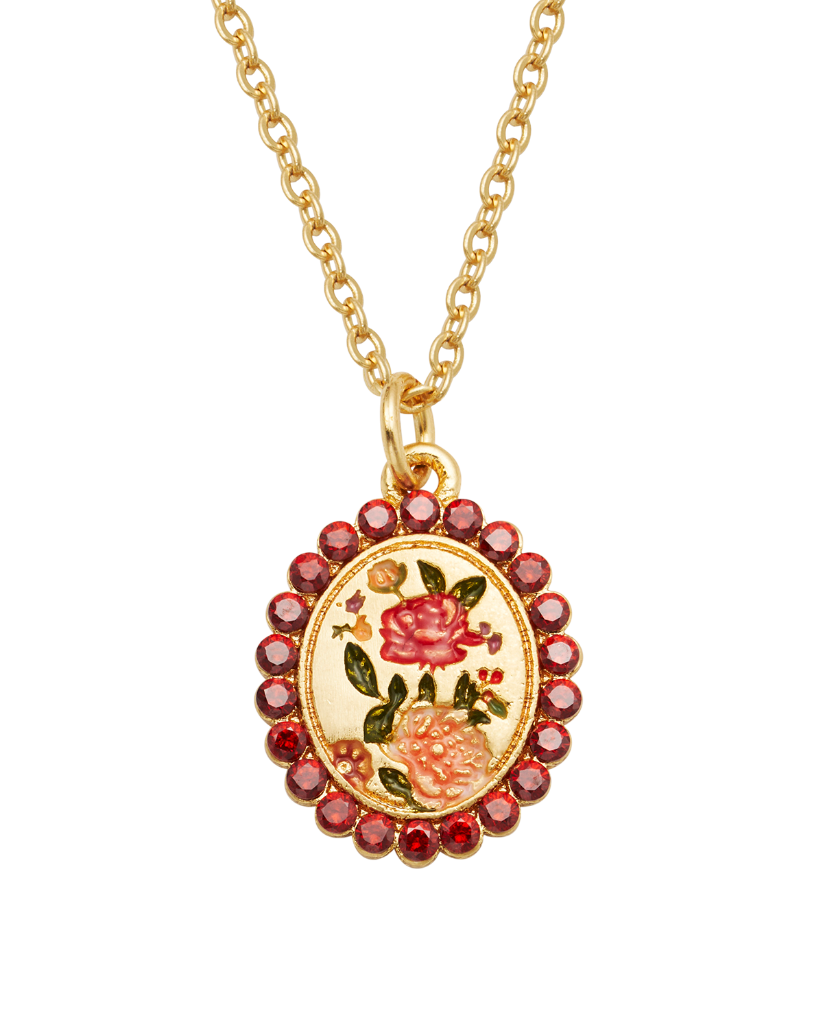 fable-england-eve-floral-halskette-gold-rosen image 1