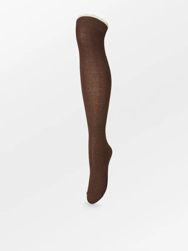 becks-ndergaard-talula-knee-sock-kniestr-mpfe-hot-fudge-brown image 1