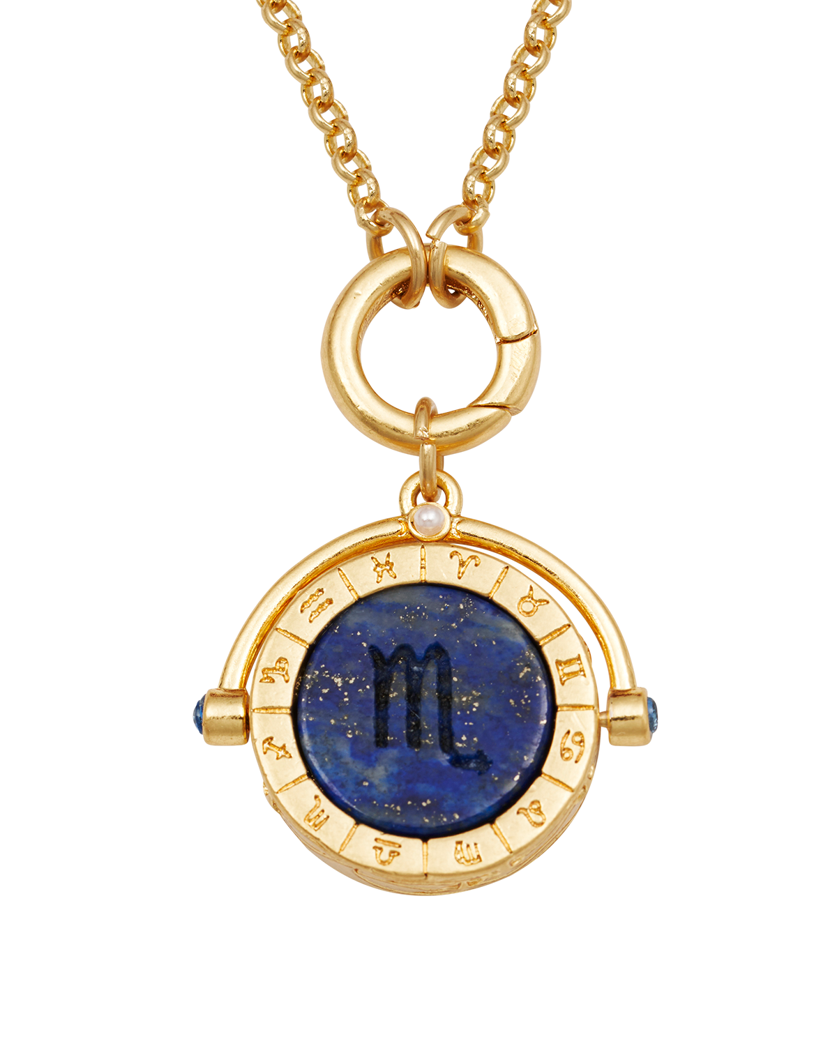 fable-england-scorpio-spinner-halskette-gold-sternzeichen image 3