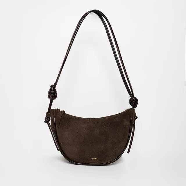 ann-kurz-half-moon-shopper-wildleder-mocca-umh-ngetasche image 1