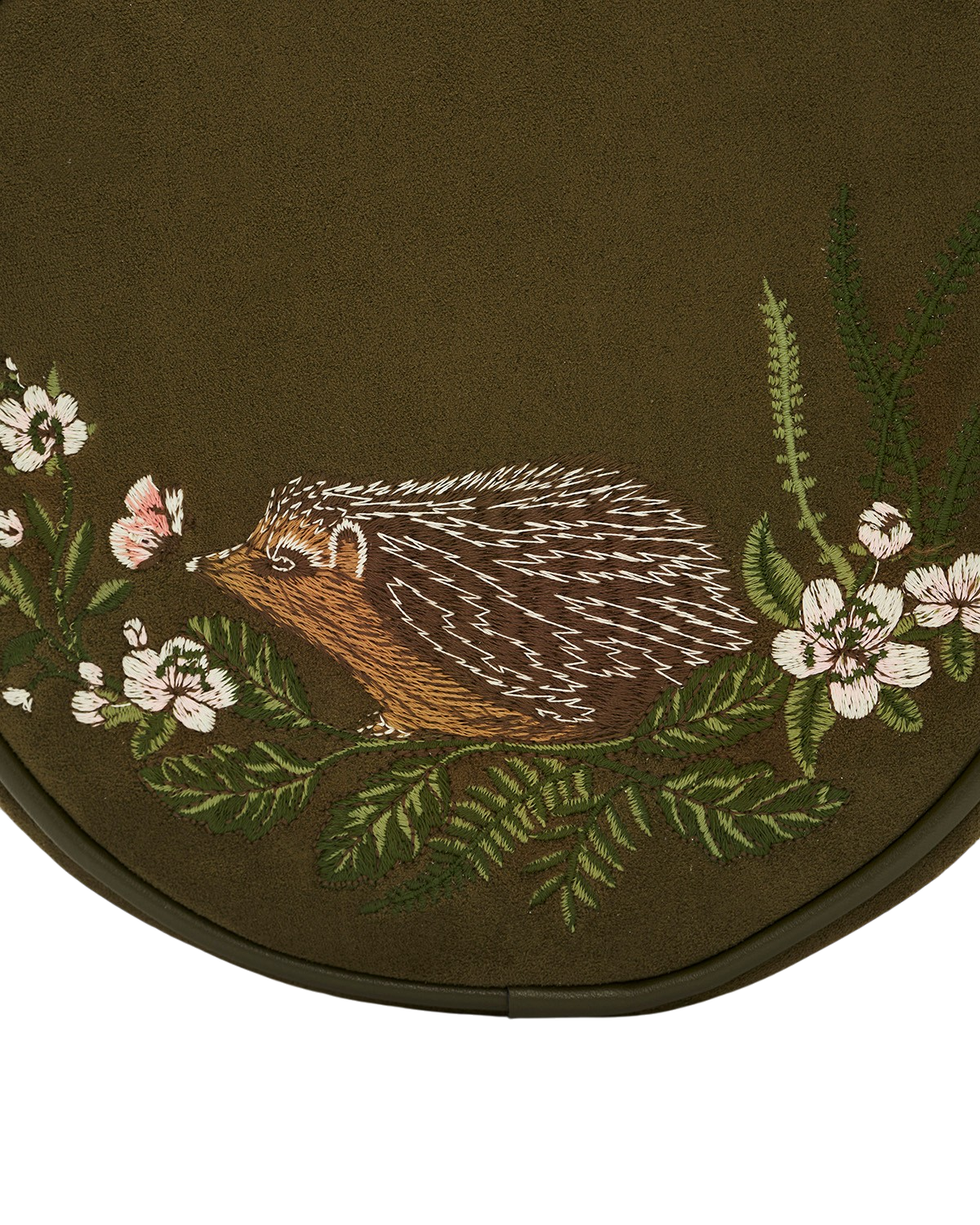 fable-england-chloe-hedgehog-circle-tasche-khaki-bestickt image 4