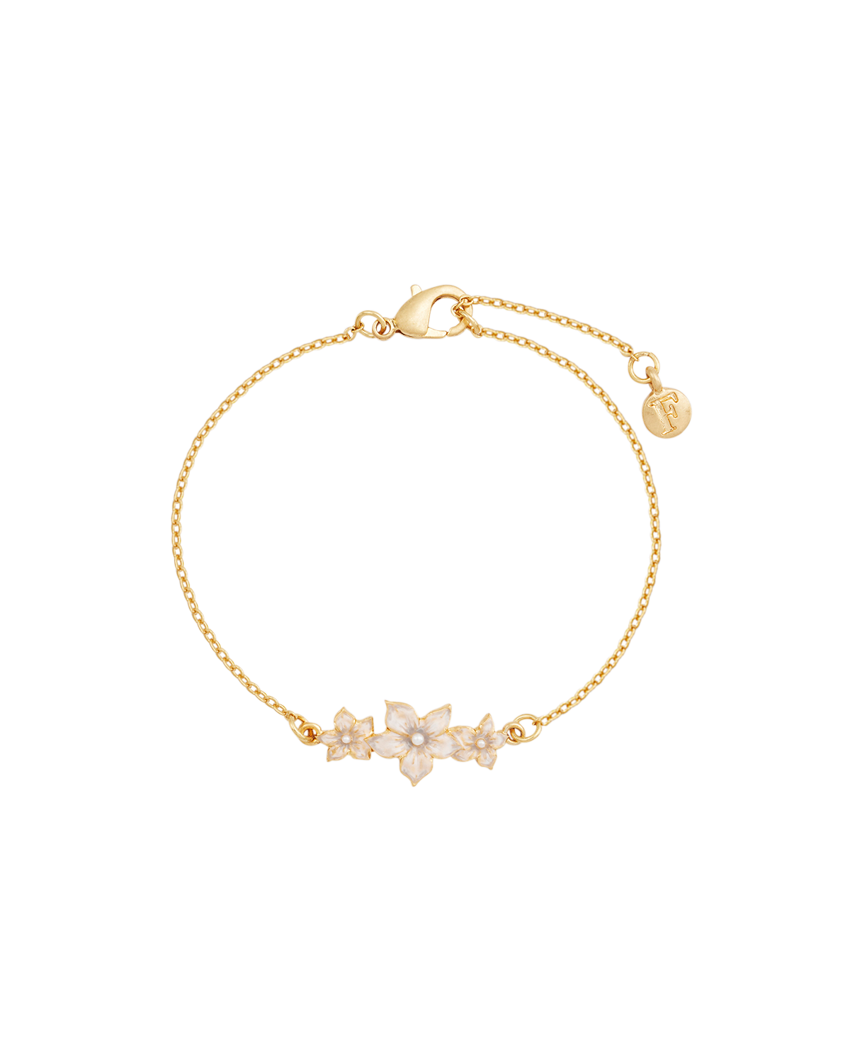 fable-england-jasmine-pearl-armband-gold-blumen image 1