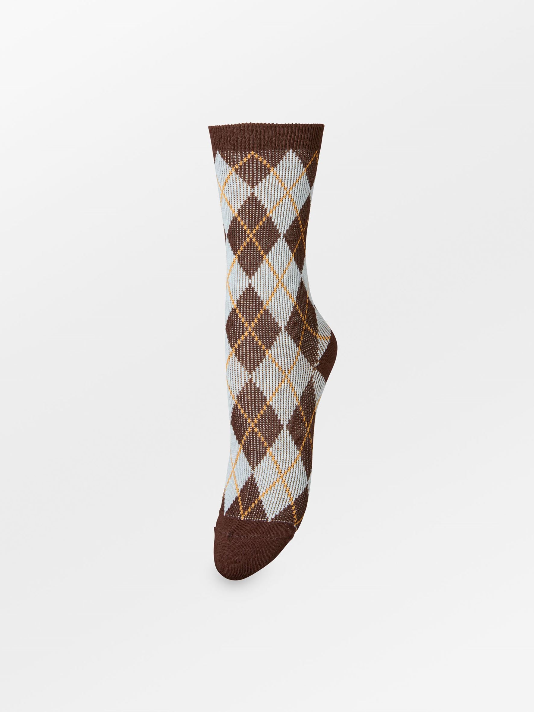 becks-ndergaard-argyle-cotta-sock-socken-braun-37-39 image 1