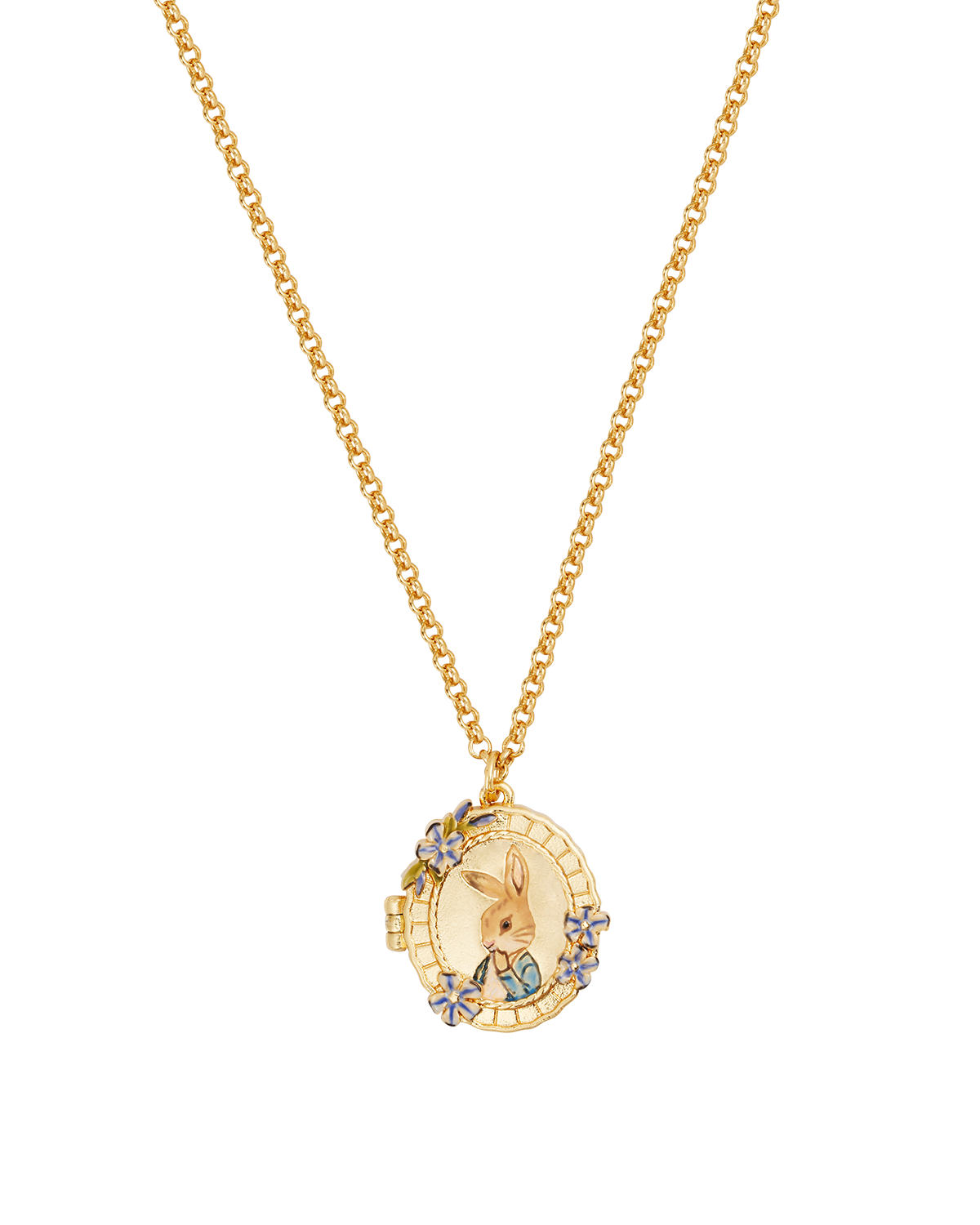 fable-england-x-peter-rabbit-cameo-medaillon-halskette-gold image 6