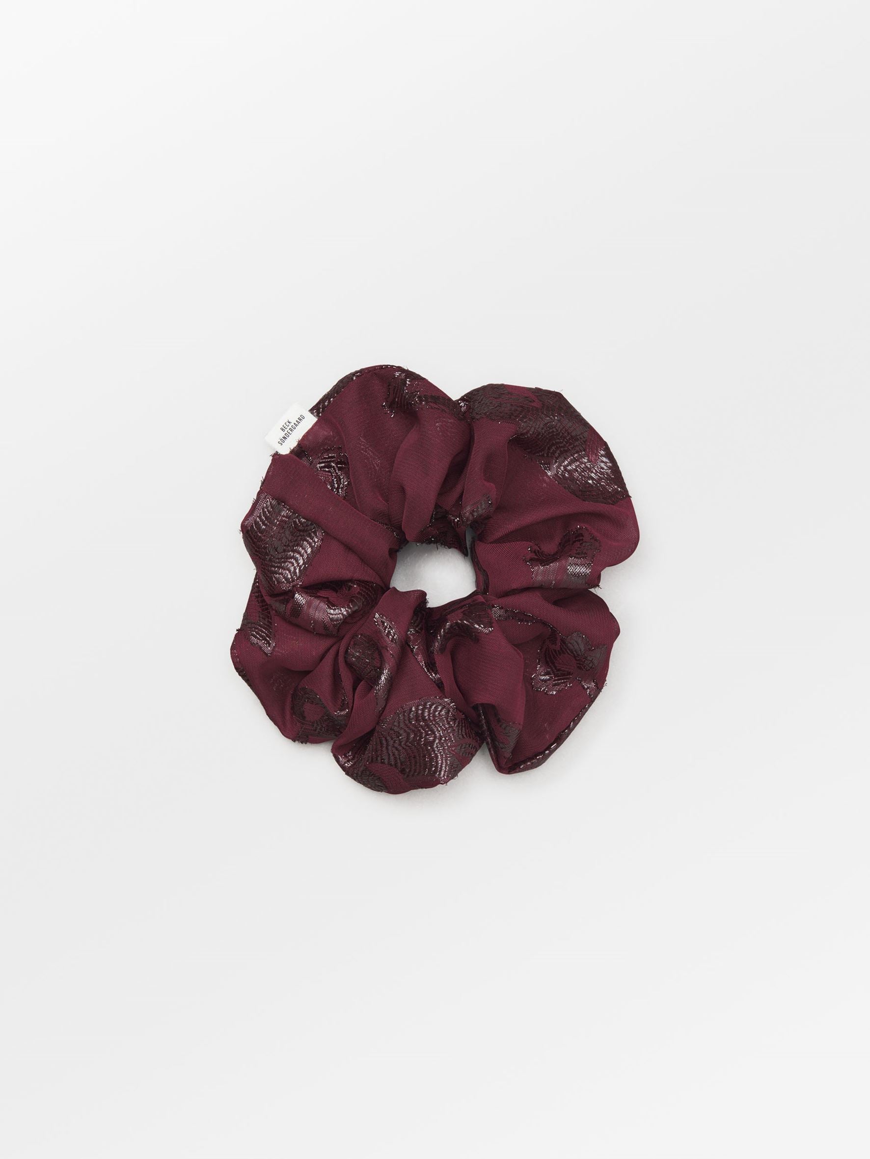 becks-ndergaard-fina-scrunchie-haargummi-zinfandel-burgundy-gro image 1