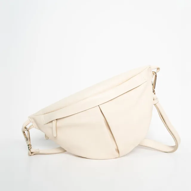 ann-kurz-bum-bag-bauchtasche-nappa-beige-crossbody image 1