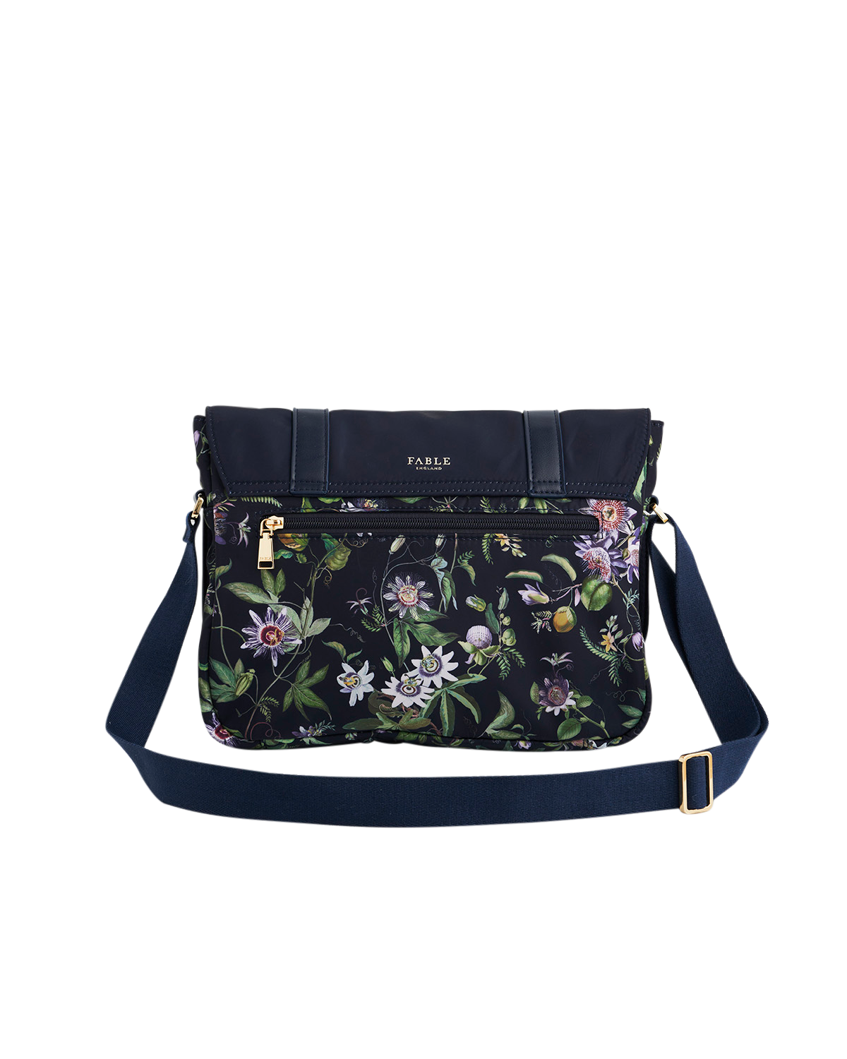 fable-england-navy-passion-flower-satchel-tasche-navy image 3
