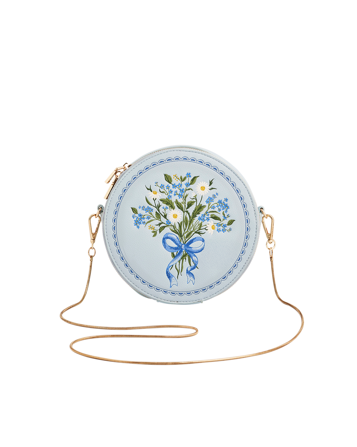 fable-england-isabel-floral-bow-blue-embroidered-circle-bag-tasche-blau image 1