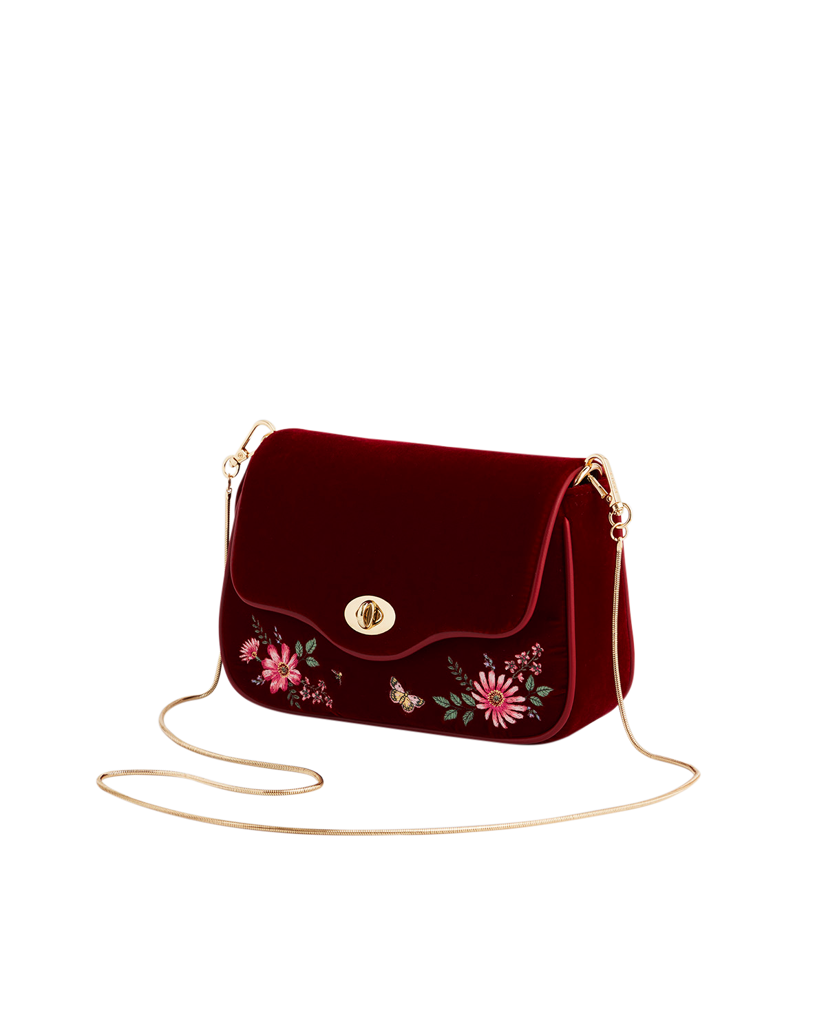 fable-england-mary-clutch-rot-samt-bestickt-abendtasche image 5