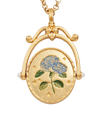 fable-england-h-initial-hydrangea-spinner-kette-gold image 3