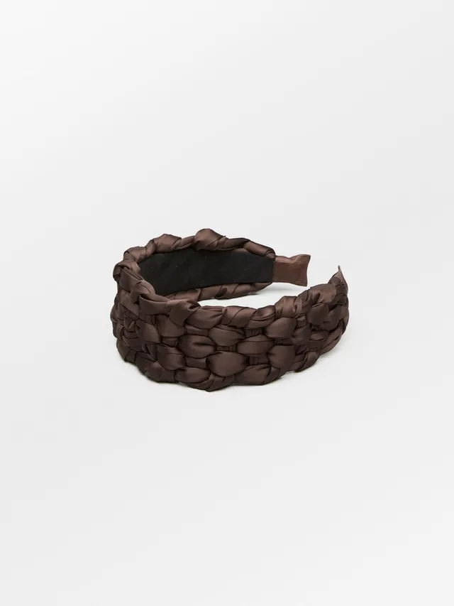 becks-ndergaard-accessories-helena-braided-haarband-braun image 1