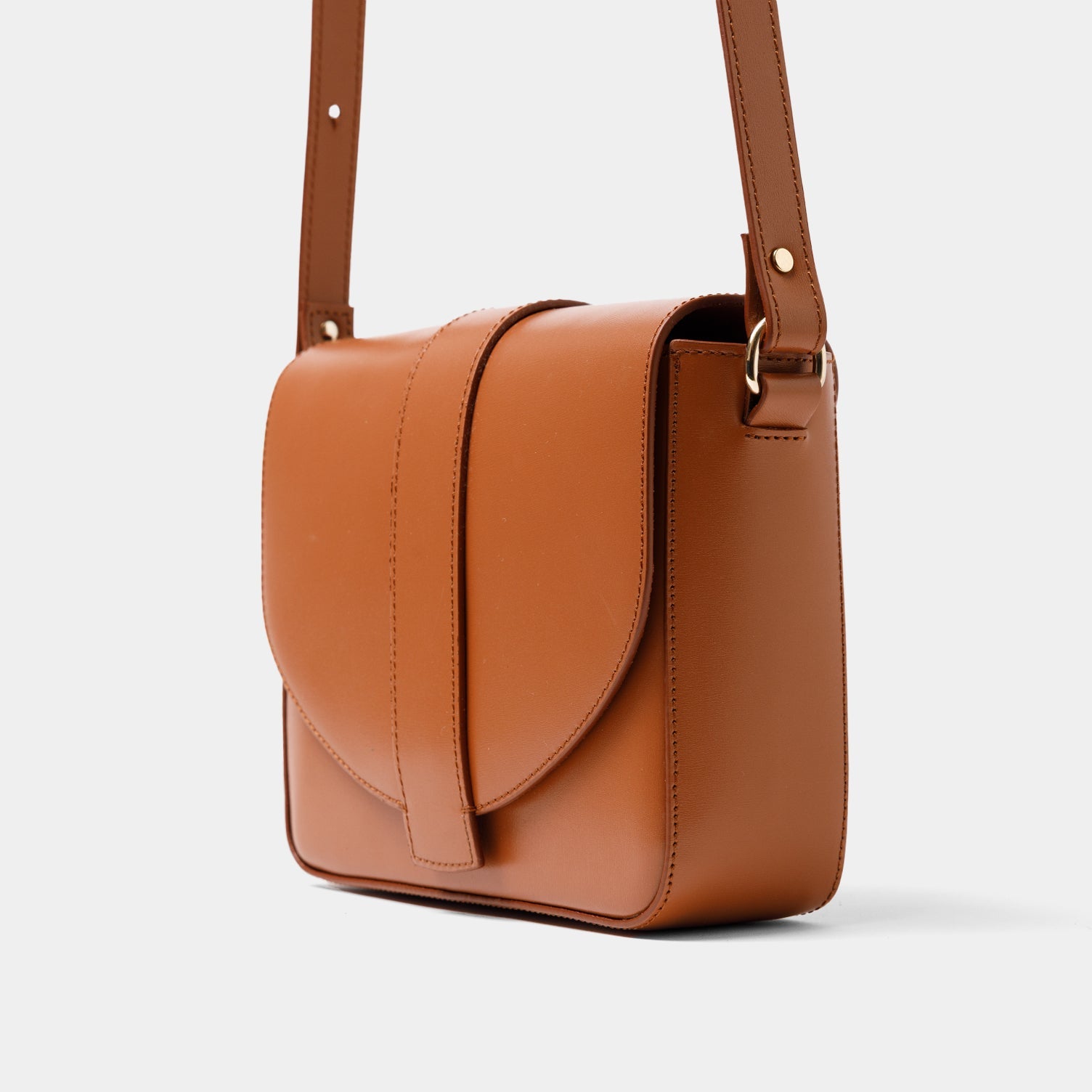 ann-kurz-satchel-umh-ngetasche-nappa-cuero-braun-leder image 2