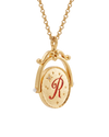 fable-england-jewellery-r-initial-halskette-ros-gold-rose image 7