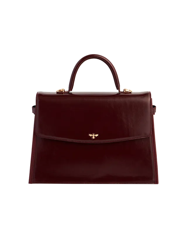 fable-england-handbags-cherry-red-tote-mittel-rot image 1