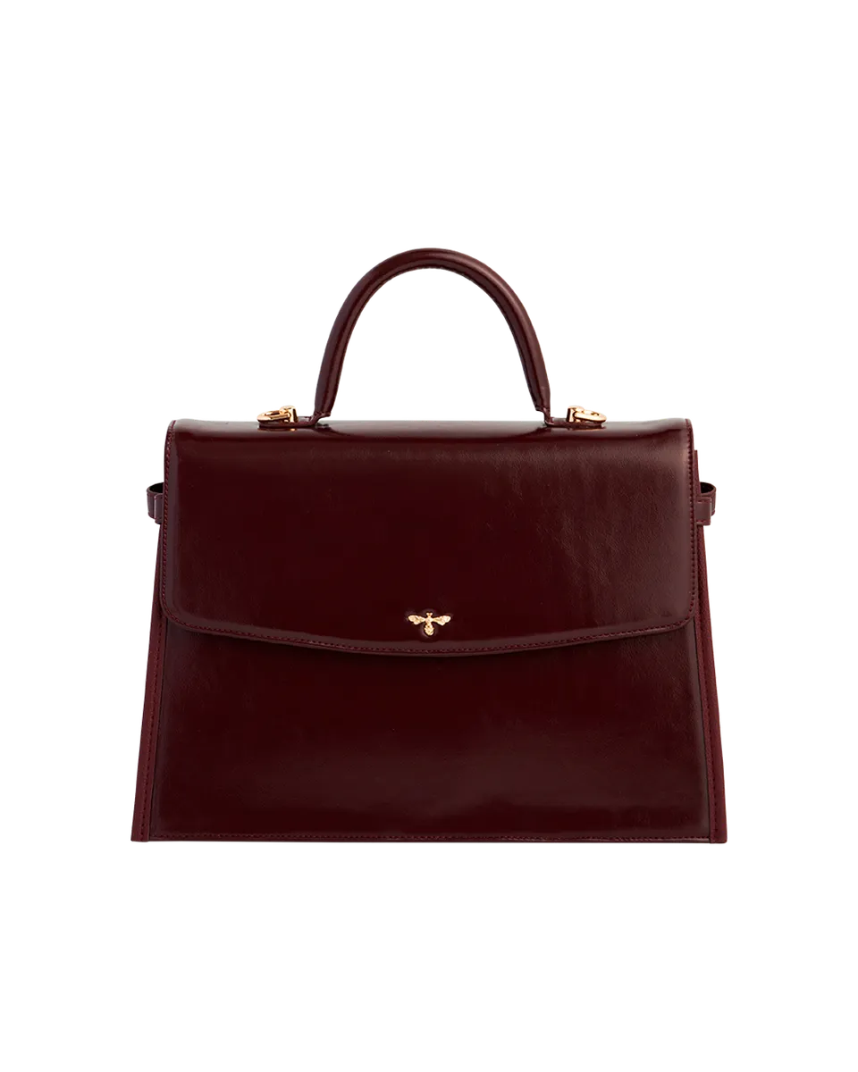 fable-england-handbags-cherry-red-tote-mittel-rot image 1