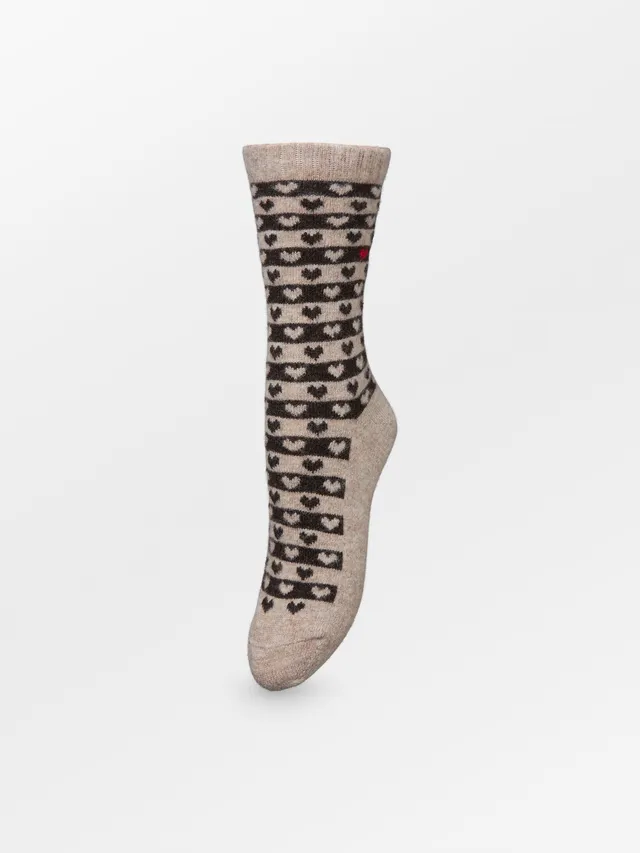 becks-ndergaard-heart-wola-socken-wolle-soft-beige image 1
