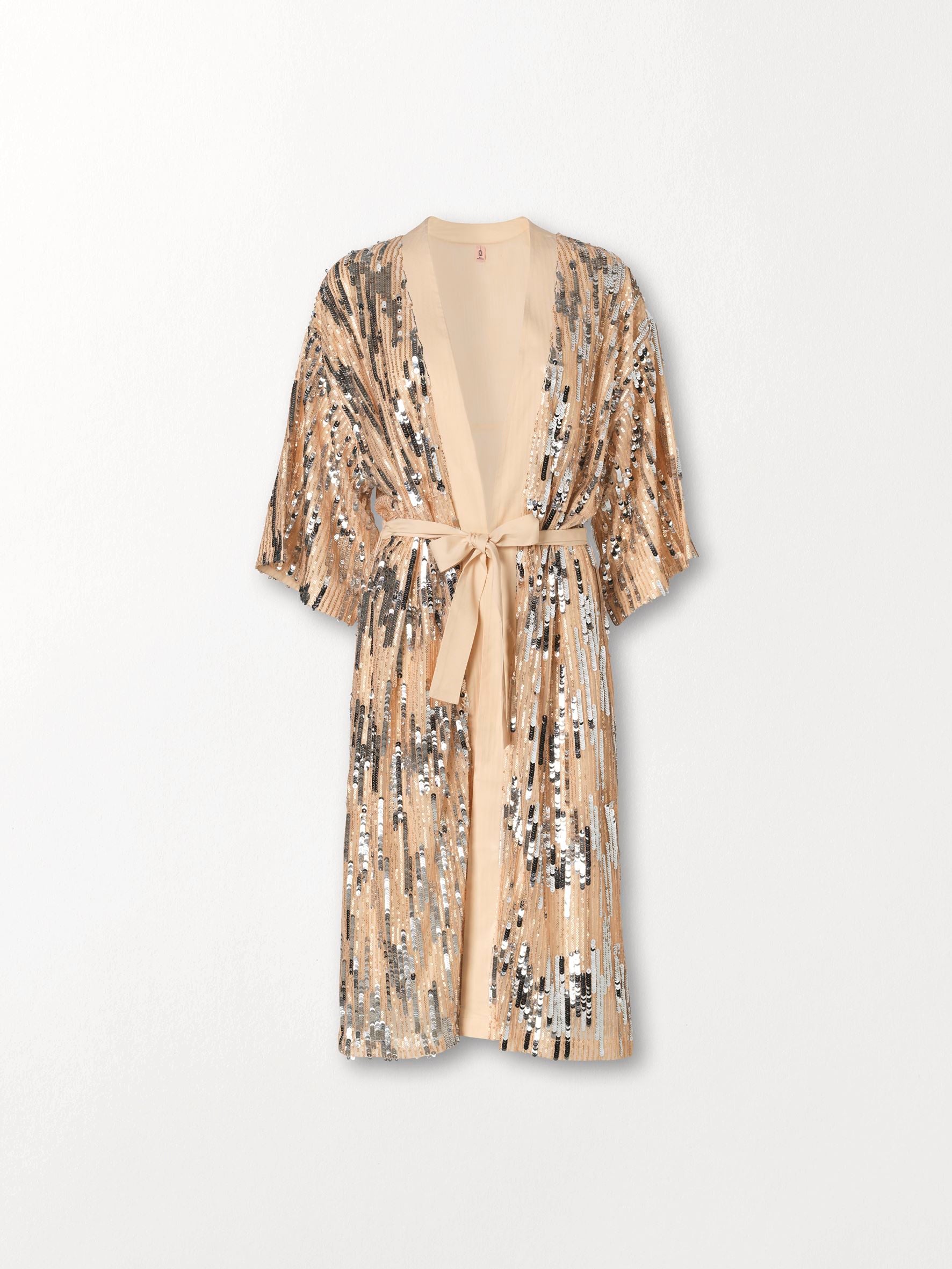becks-ndergaard-glitrio-kimono-kleid-mellow-yellow image 1