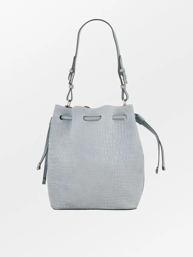 becks-ndergaard-crosu-bucket-tasche-leder-dunkelgrau-24x30 image 1