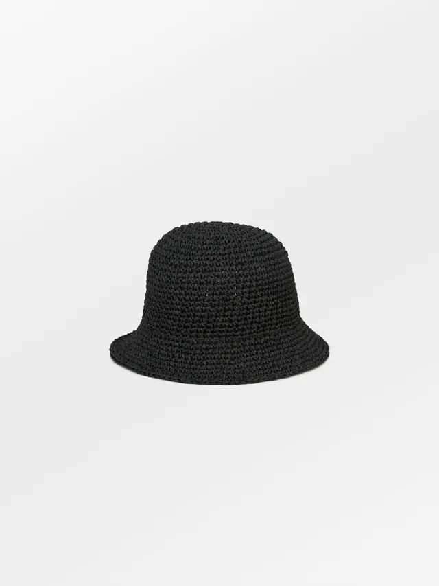 becks-ndergaard-solid-saverina-strohhut-schwarz-m-l image 1