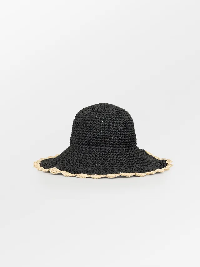 becks-ndergaard-connie-straw-hat-strohhut-schwarz-m-l image 1