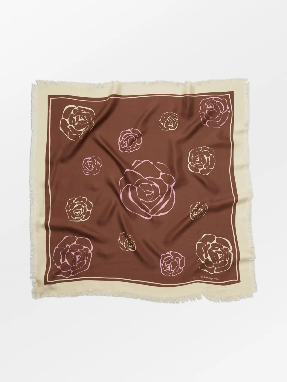 becks-ndergaard-rosedrop-sia-schal-seide-braun-65x65 image 1