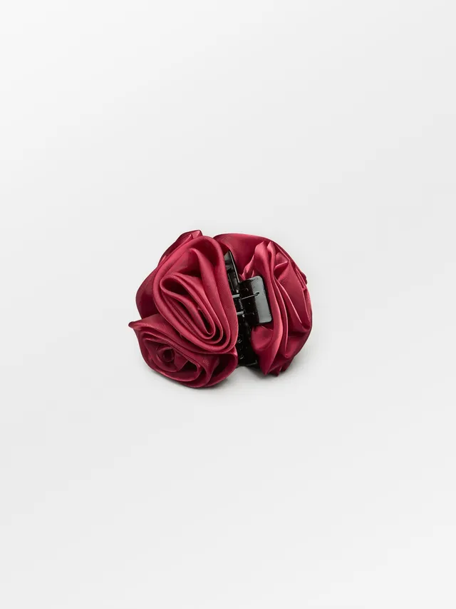 becks-ndergaard-organza-flower-haarspange-rot image 1