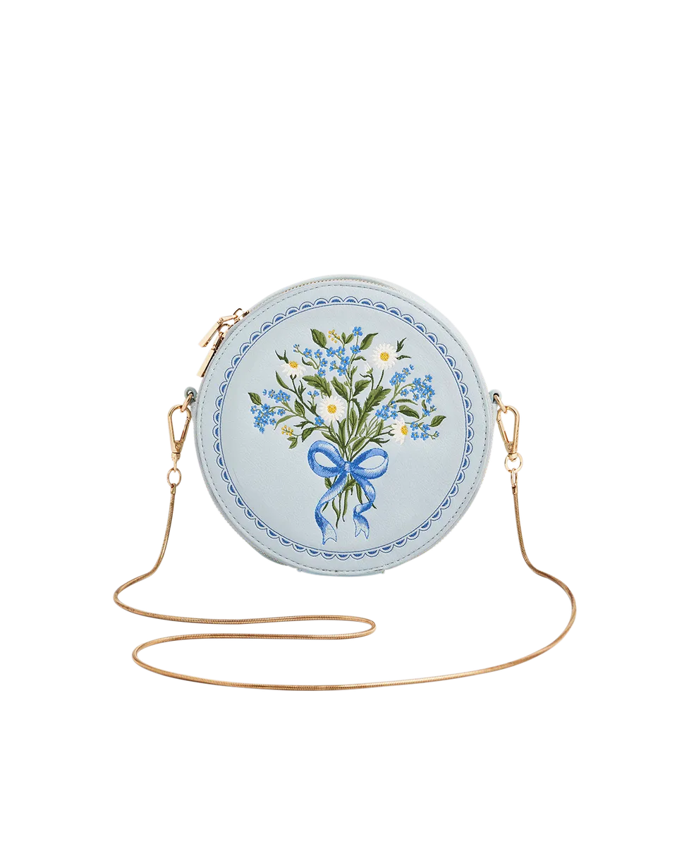 fable-england-isabel-floral-bow-blue-embroidered-circle-bag-tasche-blau image 1