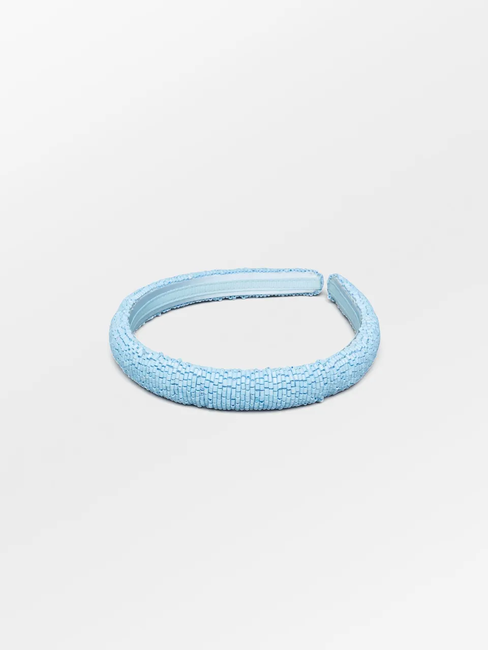 becks-ndergaard-solid-slim-beaded-hairbrace-haarband-blau image 1