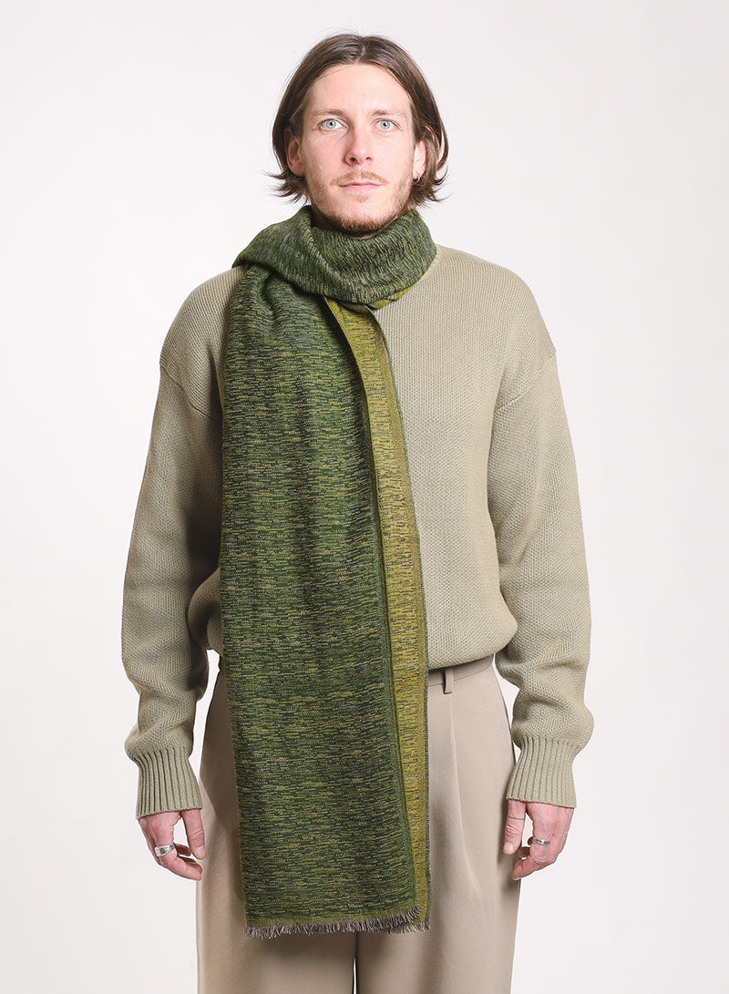 djian-olivia-schal-merinowolle-gr-n-jacquard image 5