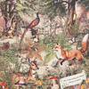 fable-england-woodland-tales-schal-lang-taupe-waldmuster image 5
