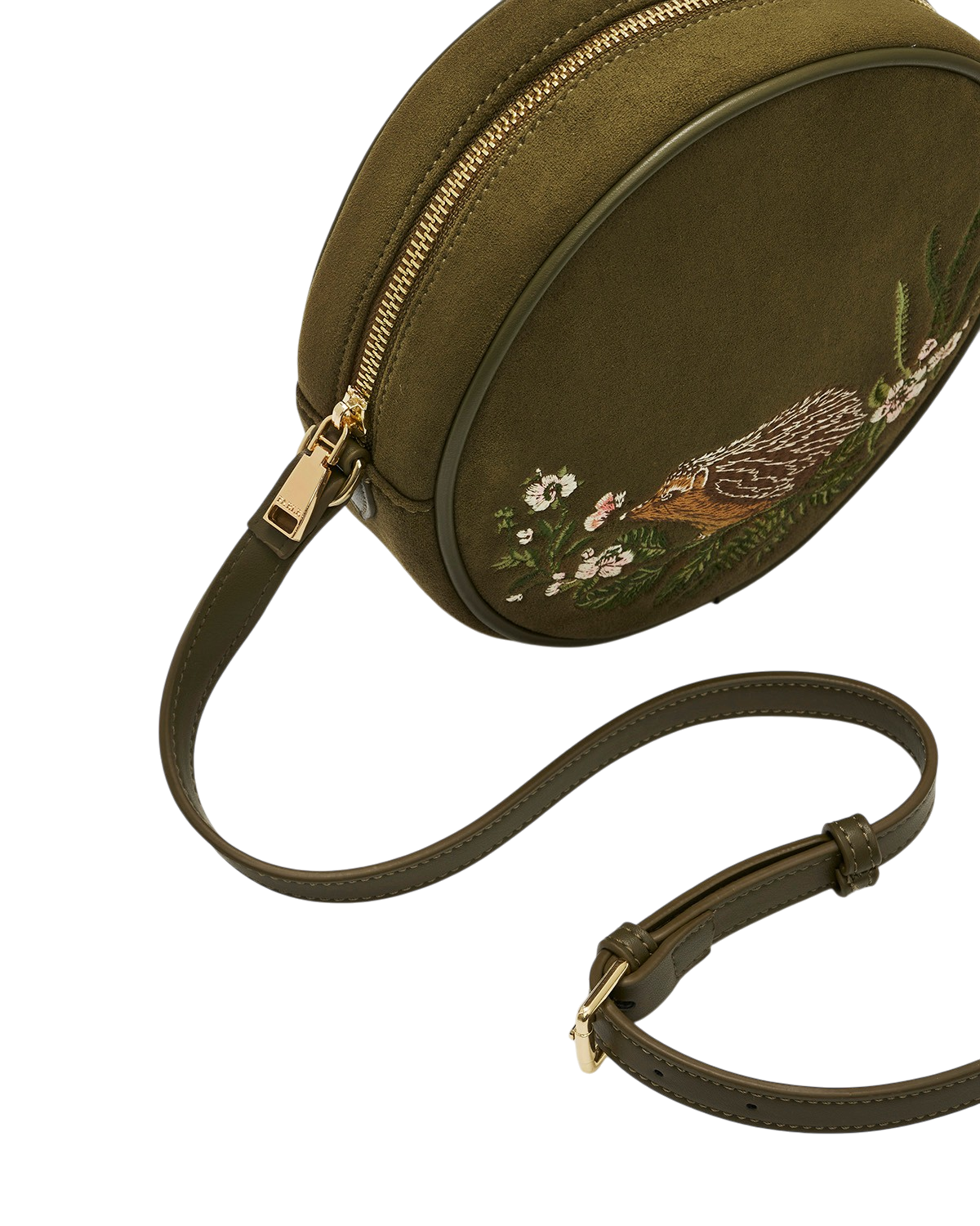 fable-england-chloe-hedgehog-circle-tasche-khaki-bestickt image 7