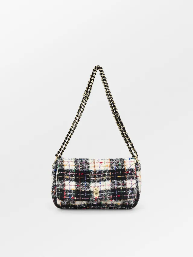 becks-ndergaard-hollis-umh-ngetasche-schwarz-boucle-karo image 1
