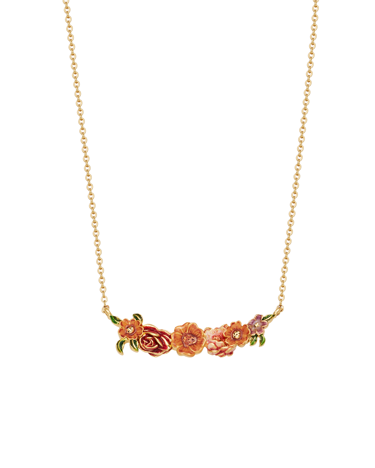 fable-england-eve-floral-choker-halskette-gold-rosenanh-nger image 4