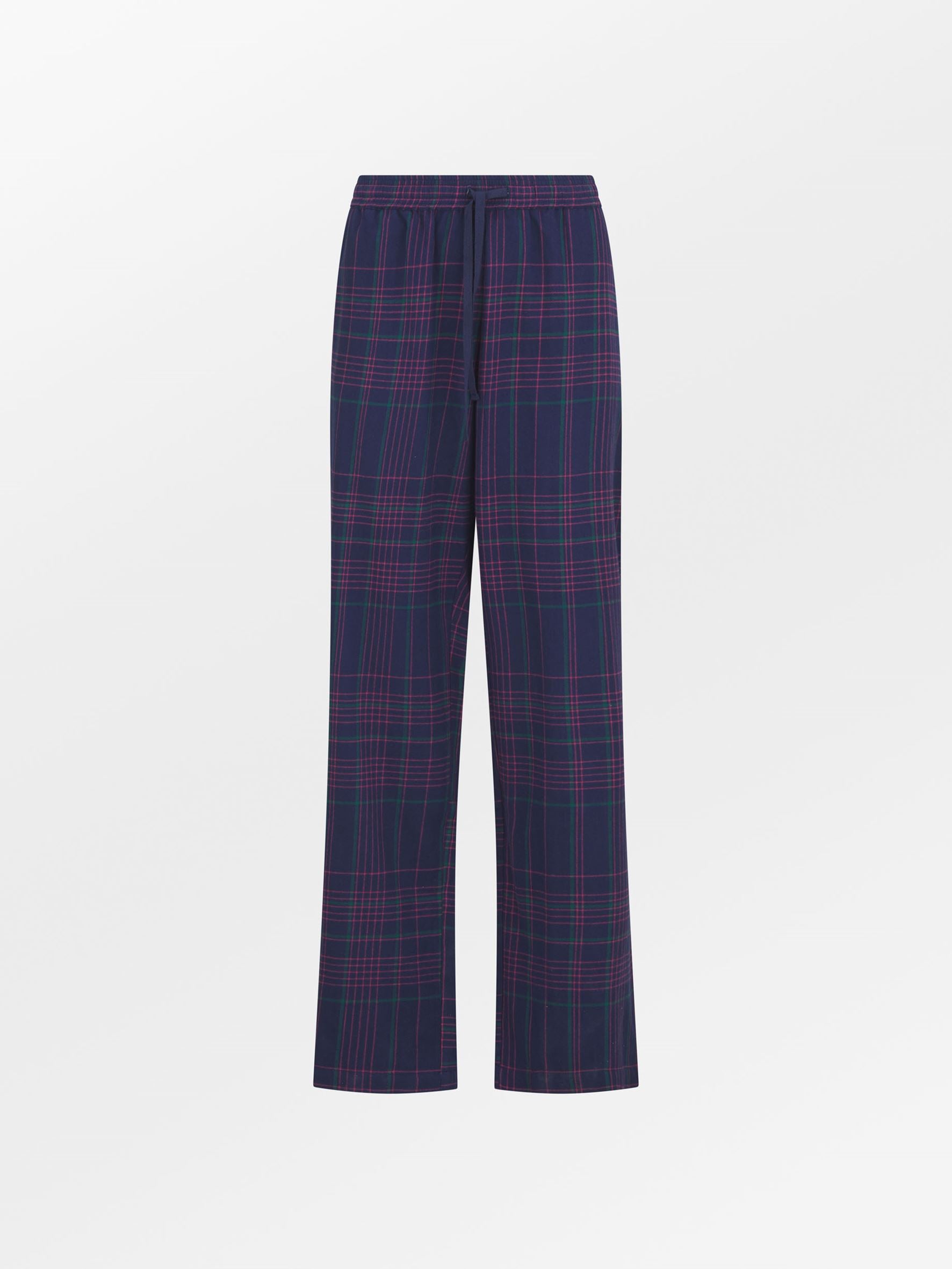becks-ndergaard-gridy-flanell-pyjamahose-navy-karo image 1