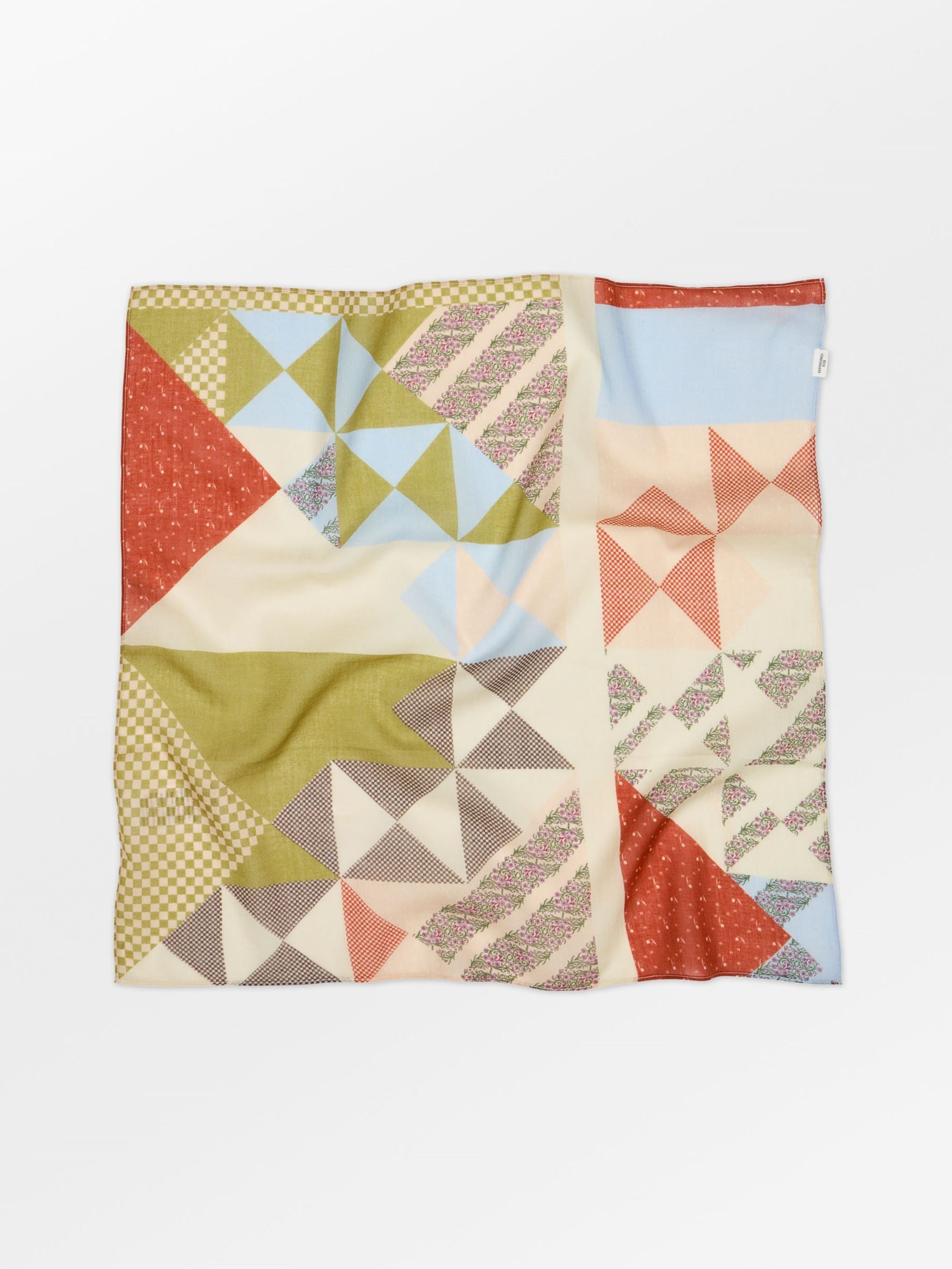 becks-ndergaard-quilta-cotta-schal-khaki-green-55x55-baumwolle image 1