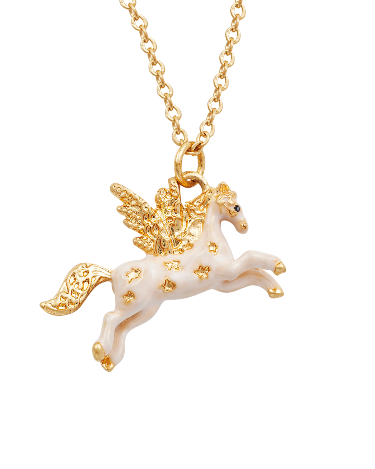 fable-england-gold-pegasus-halskette-wei-emaille image 1