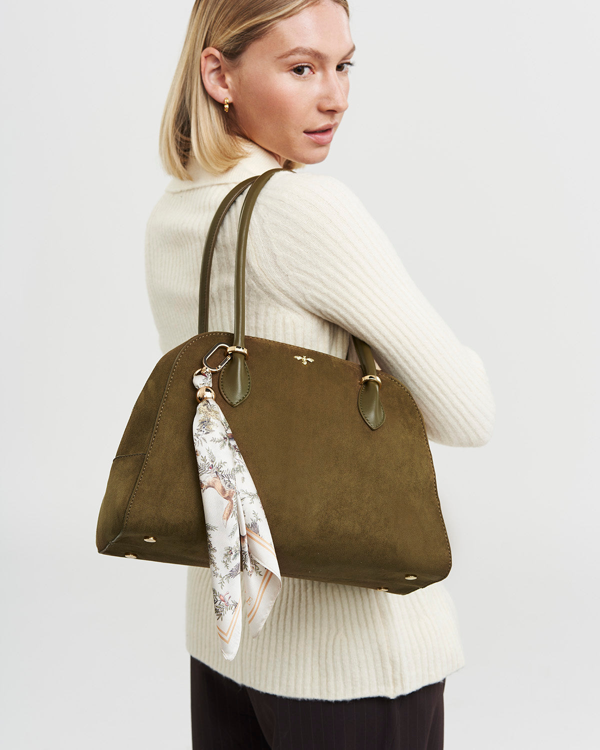 fable-england-amelia-shoulder-bag-schultertasche-khaki image 2