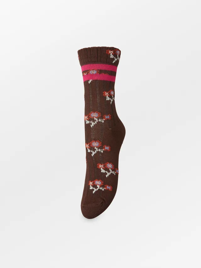 becks-ndergaard-socks-flotile-cotta-socke-chocolate-brown-37-39 image 1