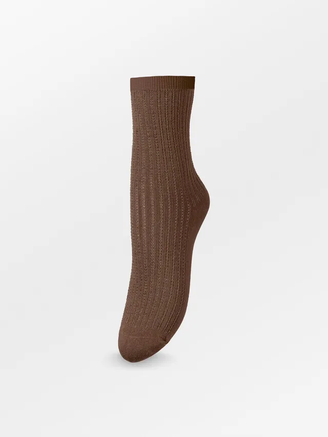 becks-ndergaard-helga-crochet-socke-braun-baumwolle image 1