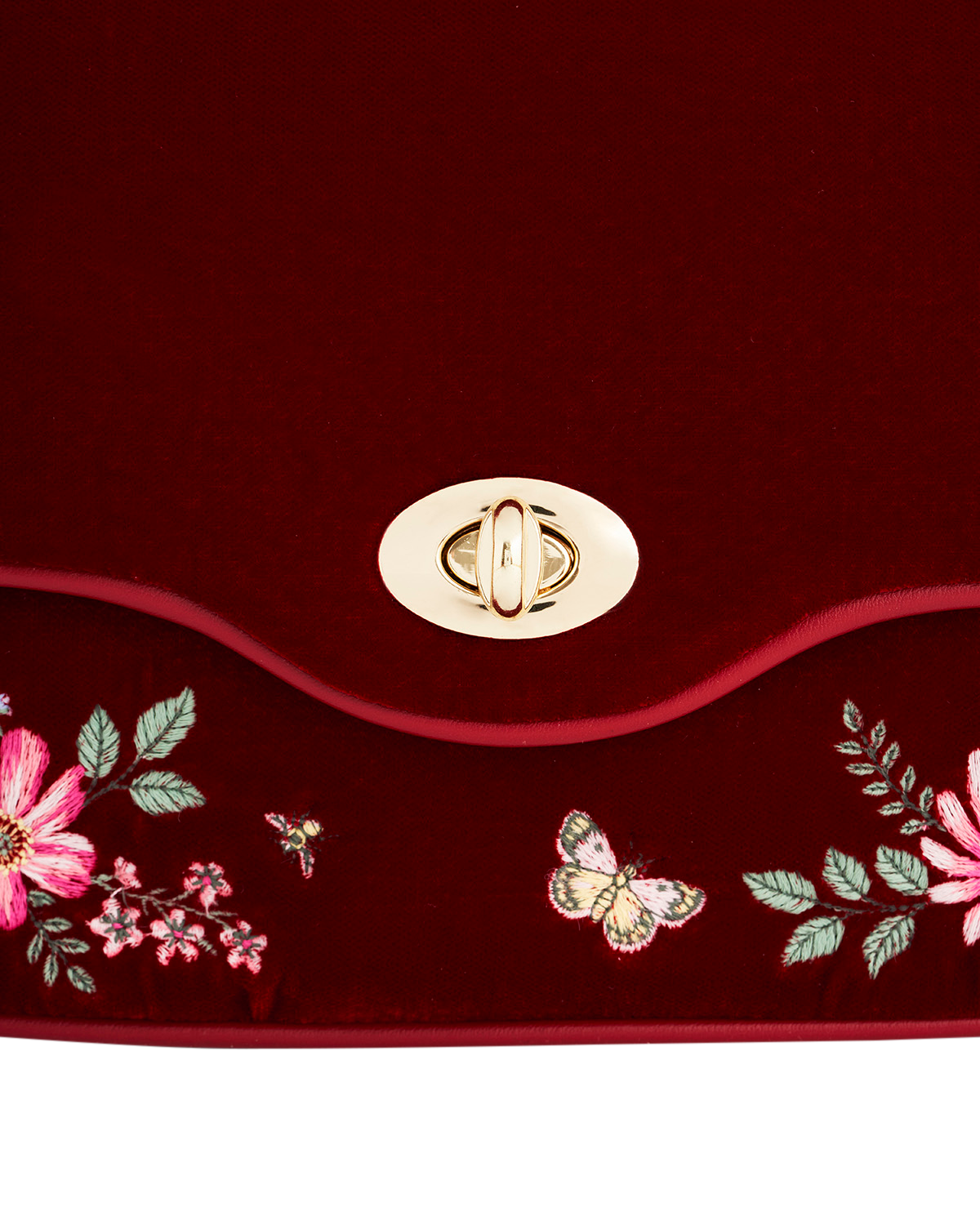 fable-england-mary-clutch-rot-samt-bestickt-abendtasche image 4