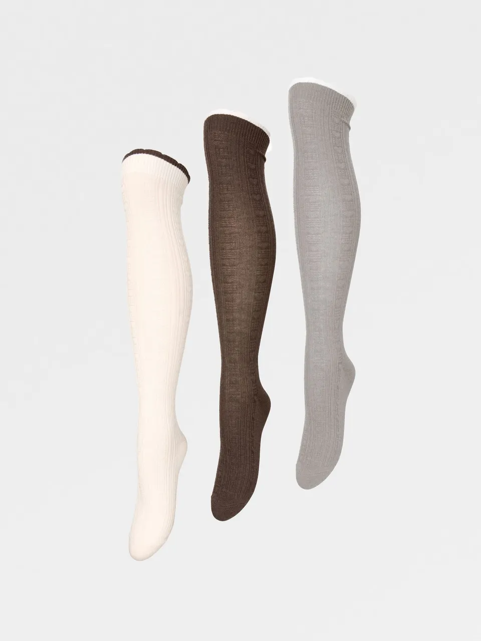 becks-ndergaard-scallop-knie-socken-3er-pack-braun-37-39-r-sche image 1