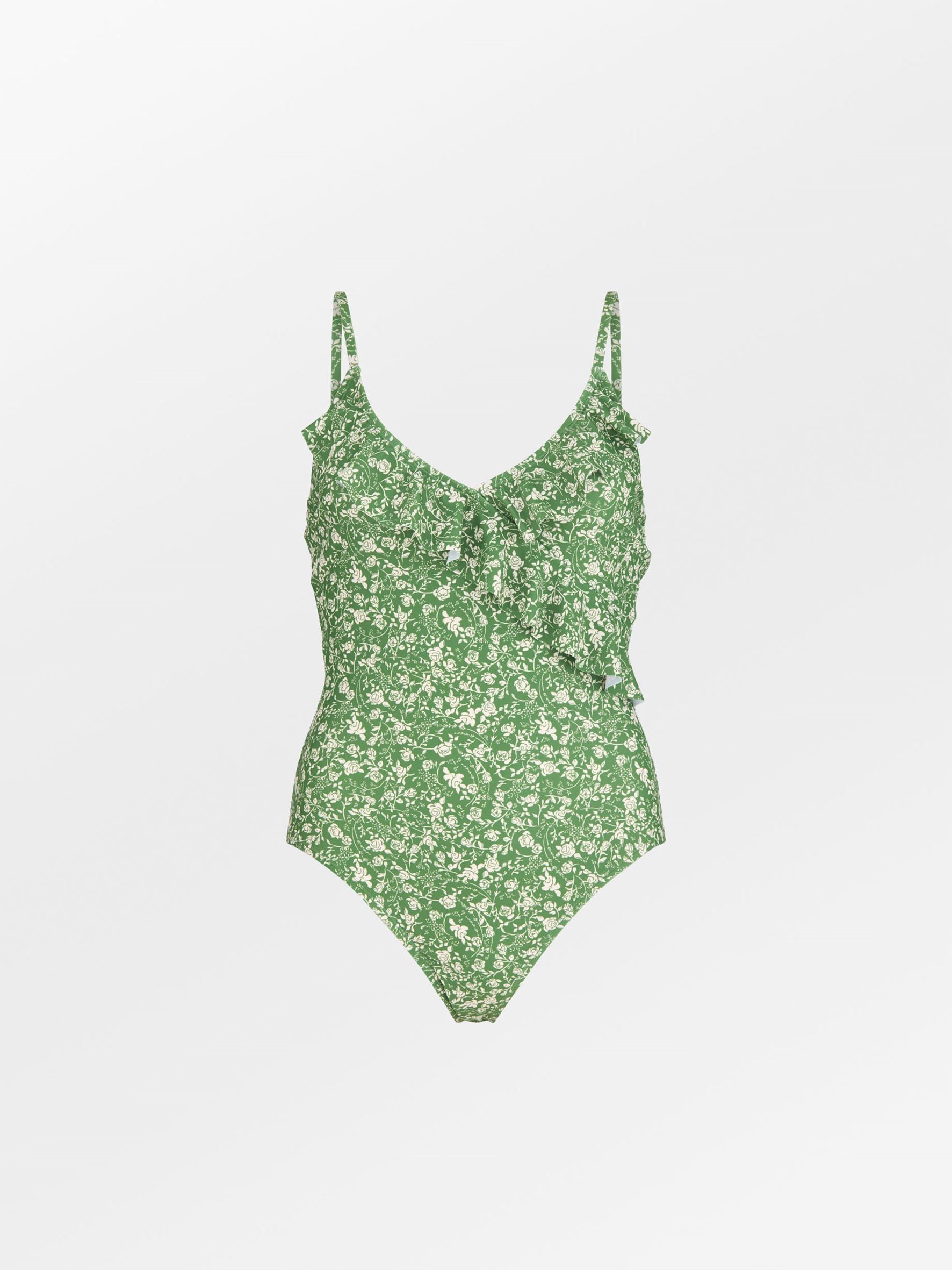 becks-ndergaard-fleurie-bly-frill-badeanzug-gr-n image 1